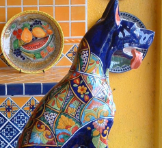 Picture of a ceramic dog